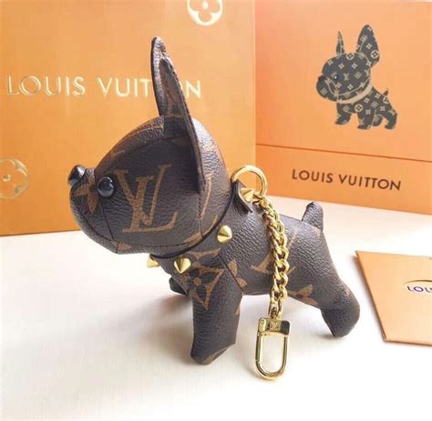 lv dog keychain|louis vuitton keychain dog.